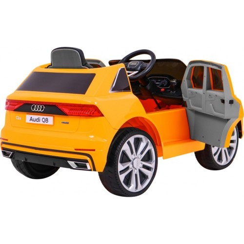 Elektromobilis Audi Q8 LIFT, geltonas