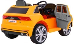 Elektromobilis Audi Q8 LIFT, geltonas