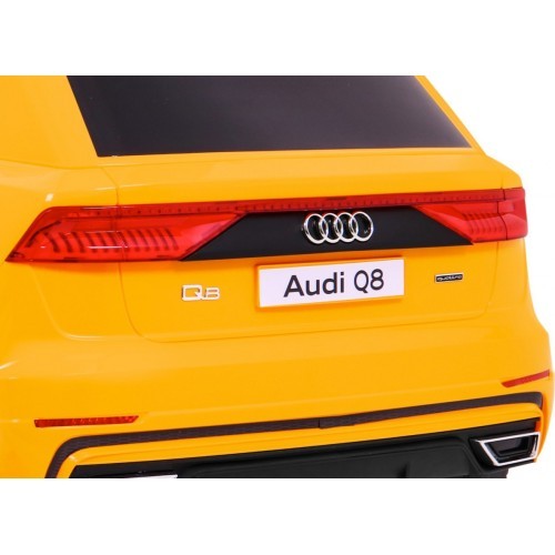 Elektromobilis Audi Q8 LIFT, geltonas