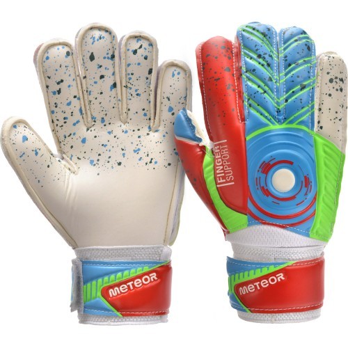 Goalkeeper gloves meteor defence 4 yellow - White