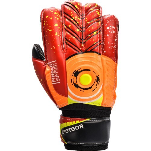 Goalkeeper gloves meteor defence 4 yellow - Black