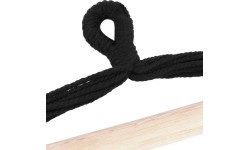 Hamakas/sėdynė Spokey BENCH ETNO, juoda balta