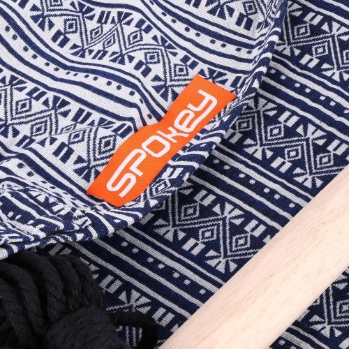 Гамак/сиденье Spokey BENCH ETNO, чёрно-белый