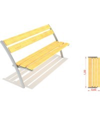 Уличная скамейка CM-0310