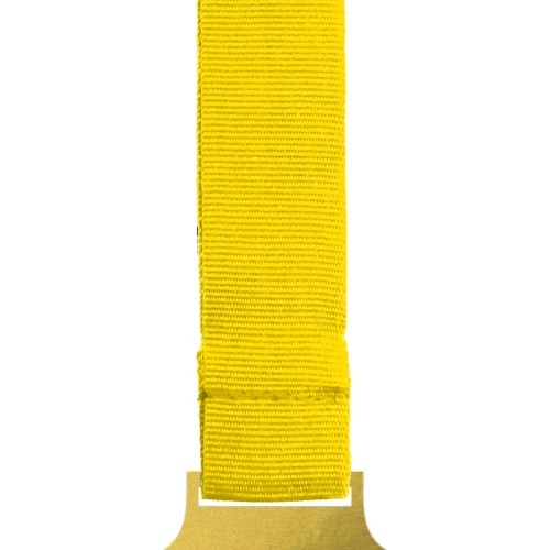 Ribbon without hook V3 Yellow 2 cm