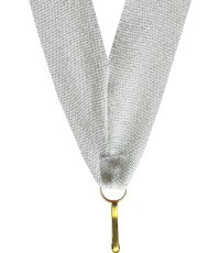 Лента для медали V2/C серебряная 2см