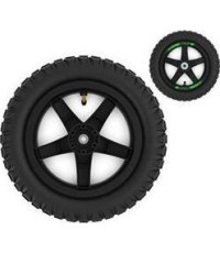 Колесо чёрное 12,5x2,25-8 All Terrain, с протектором (Choppy Neo)