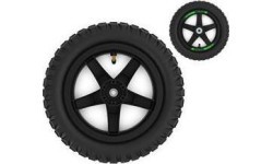 Колесо чёрное 12,5x2,25-8 All Terrain, с протектором (Choppy Neo)