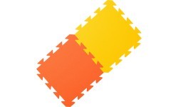 Коврик Yate, 29x29x1,2 см – жёлто-оранжевый