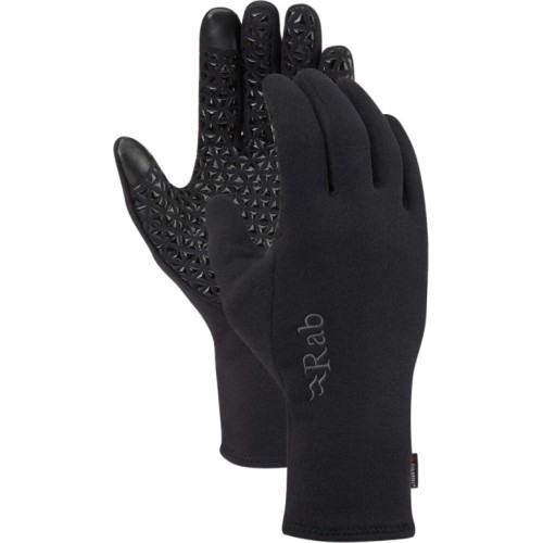 Мужские перчатки Rab Power Stretch Contact Grip Glove - Juoda
