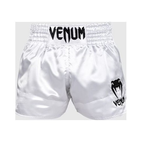 Venum Classic Muay Thai Shorts - белый/черный