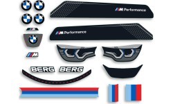 Reppy lipdukų rinkinys BMW