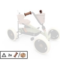 Rankena d22x90 mm ruda (2 vnt.)