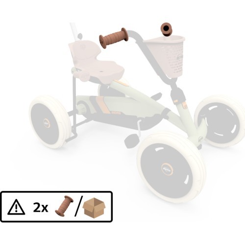 Rankena d22x90 mm ruda (2 vnt.)