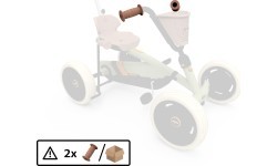 Рукоятка d22x90 мм коричневая (2 шт.)