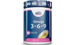 Haya Labs Omega 3-6-9 200 kaps. (žuvų taukai)