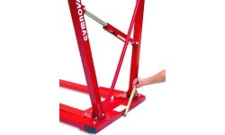 COMPACT ASYMMETRIC BARS - FOLDING FEET - WITH TRANSPORT TROLLEYS