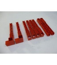 Large Trailer - Red poles