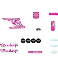 Buddy 2.0 - Sticker set White