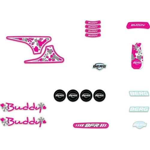 Buddy 2.0 набор наклеек, белый
