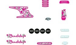 Buddy 2.0 - Sticker set White