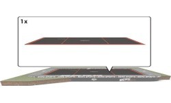 Ultim Pro Bouncer batuto šokinėjimo kilimėlis 5x5 (Airflow Pro)