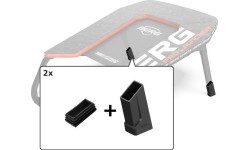 Pro Launcher - Straight Leg Rubber Foot + Plastic Cap (2x)