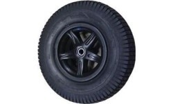 Wheel 5-spoke black 4.80/400-8 block
