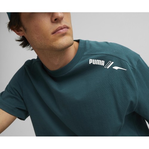 Puma Rad/Cal Tee Men's T-Shirt Varsity Green 849777 24