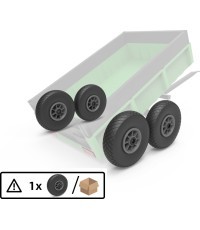 Wheel grey 300x4 needle bearing