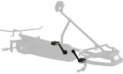 E-Frame - Crank set 140 + pedals