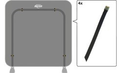 AeroWall - Attachment Band + Buckle (4x)