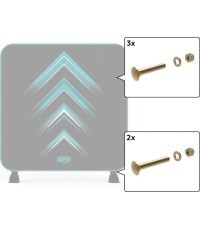 AeroWall tvirtinimo detalės