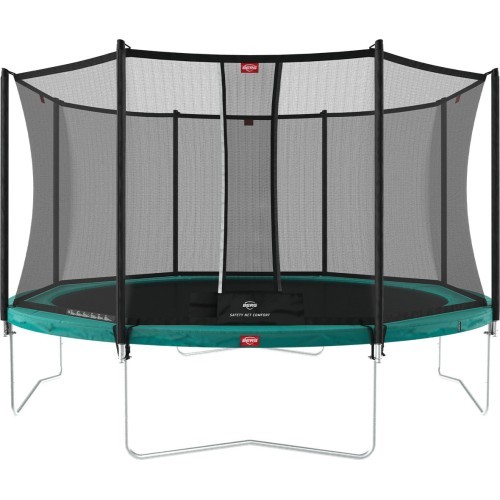 Trampoline Set BERG Favorit Green 380 + Safety Net Comfort