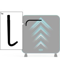 Изогнутая труба рамы AeroWall L 2x2