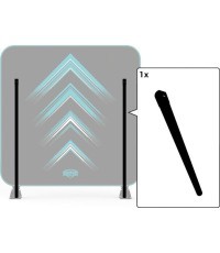 AeroWall - Frame Tube Straight 2x2