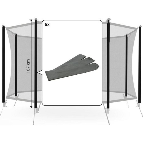 Чехлы для стоек защитной сетки Comfort 200 (167 см) (6 шт.)