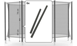 Apsauginio tinklo Comfort porolono komplektas 200 (87+78 cm)