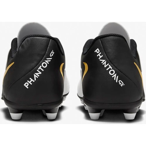 Мужские футбольные бутсы Nike Phantom GX 2 Club FG/MG, чёрно-белые FJ2557 100