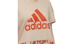 Женский топ Adidas U-4-U Cropt T, бежевый