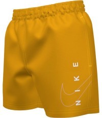 Nike Swim Shorts for Teens Nk B Split Lgo 4'' Volley Short Yellow NESSC781 818