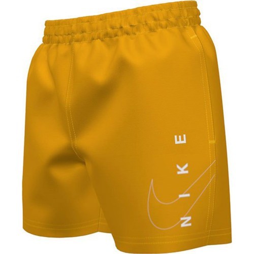 Nike Swim Shorts for Teens Nk B Split Lgo 4'' Volley Short Yellow NESSC781 818
