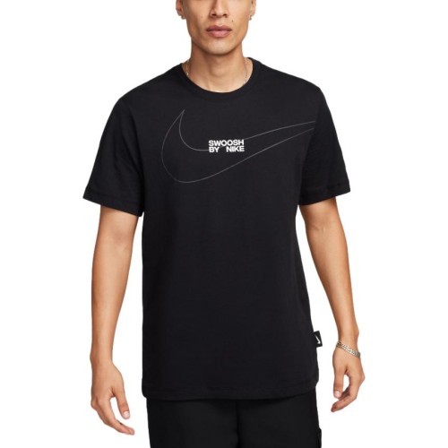 Nike Men's T-Shirt NSW Tee 6Mo Swoosh Black FQ3785 010