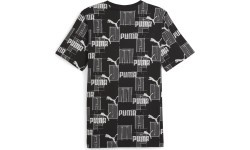 Мужская футболка Puma Ess+ Logo Lab Aop Black White 678982 01