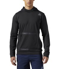 Reebok Džemperis Hexawarm Pullover Hoodie Black BR9625