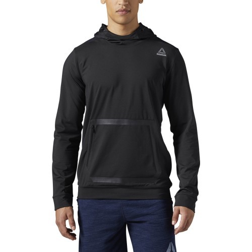 Reebok Džemperis Hexawarm Pullover Hoodie Black BR9625