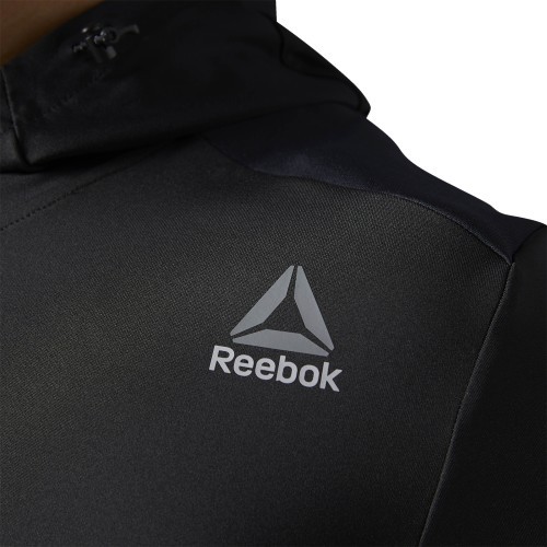 Reebok Džemperis Hexawarm Pullover Hoodie Black BR9625