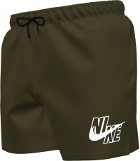 Nike Logo Solid 5" Men's Swim Shorts Khaki NESSA566 240