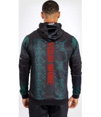"UFC Adrenaline by Venum" personalizuotas autentiškas "Fight Night Walkout" vyriškas džemperis su gobtuvu - "Emerald Edition"