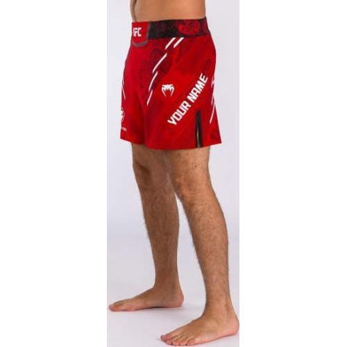 UFC Adrenaline by Venum Personalized Authentic Fight Night Men's Fight Short - Short Fit - Red